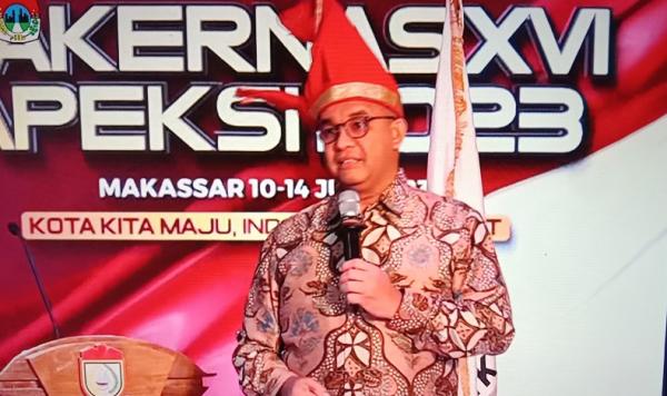 Hadir di Apeksi, Anies Baswedan Ungkap Gagasan soal Kota Layak Huni
