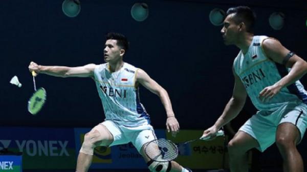 Hasil Korea Open 2023: Libas Duo Denmark, Pramudya/Yeremia ke 16 Besar