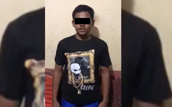 Video Ketua Bajing Kids minta maaf dan menyatakan bubar. (Foto: Indira Arri)