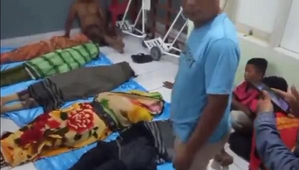 Sebanyak 16 orang tewas usai kapal yang mereka tumpangi tenggelam di Teluk Wasampela Tengah, Buton Tengah, Senin (24/7/2023) dini hari. (Foto: Andhy Eba)