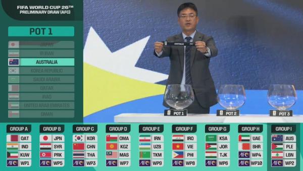 Kualifikasi Piala Dunia 2026 Zona Asia Indonesia masuk grup berat di Kualifikasi Piala Dunia Zona Asia 2026 round 2. Indonesia akan melawan Filipina, Vietnam dan Irak di grup F (foto: Capture Youtube AFC)