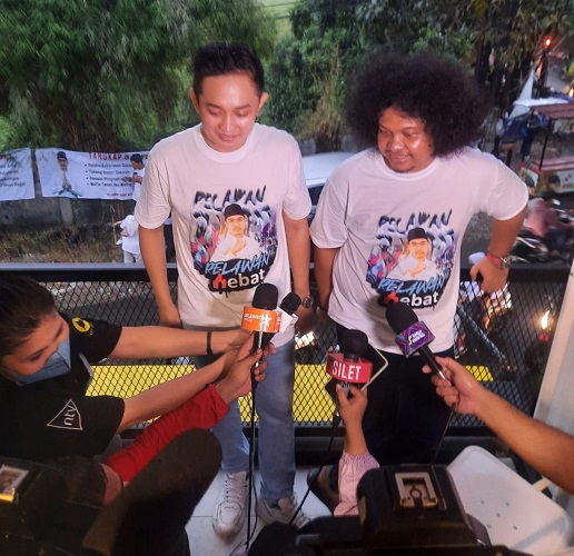 Co-Founder Sang Pisang Ansari Kadir dan Komika Babe Cabita. (Foto: dok Sang Pisang)