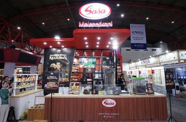Booth Sasa di Food Hotel Indonesia Booth Sasa di Food Hotel Indonesia. (Foto: dok Sasa)