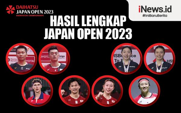 Infografis Hasil Lengkap Japan Open 2023