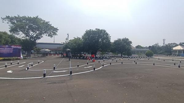 Ini Penampakan Lintasan S Ujian SIM C di Satpas Daan Mogot Jakbar, Tak Lagi Zig-zag dan 8