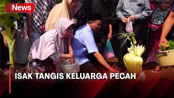 Pemakaman Mahasiswa UI Pemakaman mahasiswa UI, Muhammad Naufal Zidan di Lumajang, Jawa Timur. (Foto: iNews.id)