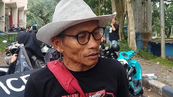 Aksi gowes Miftahudin Romli (53) alias Midun ke Jakarta perjuangkan keadilan korban tragedi Kanjuruhan