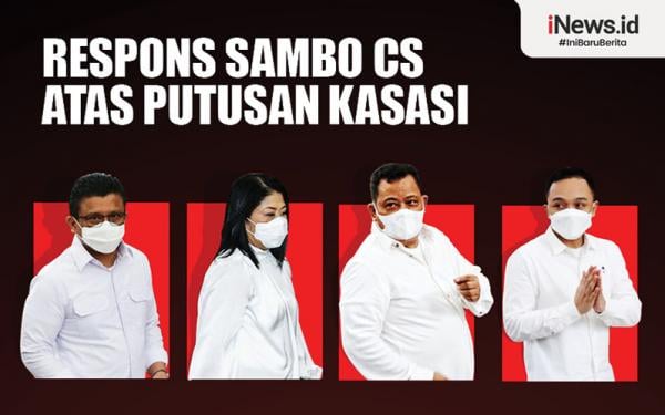 Infografis Respons Sambo Cs Atas Putusan Kasasi