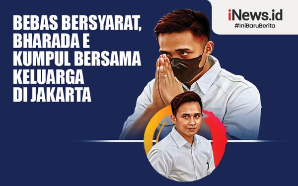 Infografis Bebas Bersyarat, Bharada E Kumpul Bersama Keluarga Di Jakarta