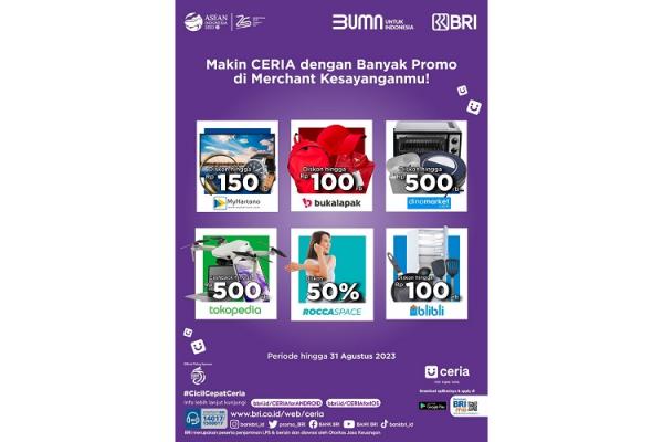 Nasabah dapat menikmati berbagai program promo di berbagai platform kerja sama Ceria. (Foto: dok BRI)