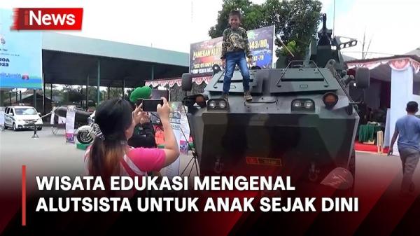 Eduwisata Berkunjung ke Pameran Alutsista di Korem 143 Haluoleo Kendari