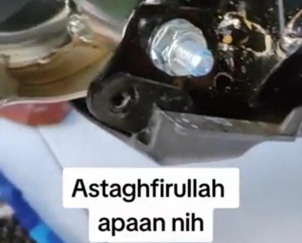 Rangka Motor Honda Patah 2