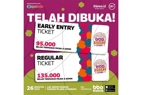Tiket UUD Big Bang Stage Surabaya. (Foto: dok Ujung-ujungnya Dangdut)