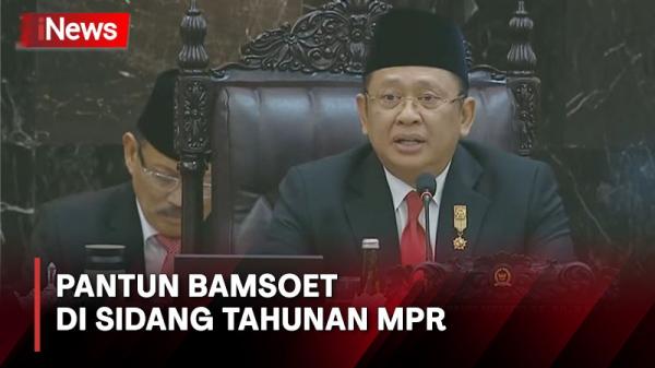 Momen Bamsoet Buka Sidang Tahunan MPR Pakai Pantun, Singgung Koalisi