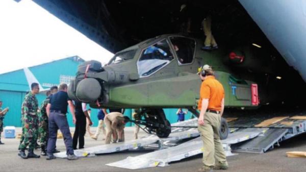 Helikopter AH64 Apache milik TNI Angkatan Darat (AD). (Foto: Dok. TNI AD).