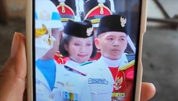 Paskibraka Babel Bunga Puspita Sari terpilih menjadi anggota Paskibraka di Istana. (Foto: Haryanto)