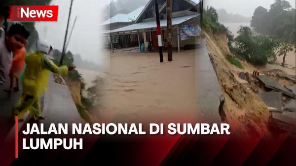 Bnpb Laporkan Jalan Nasional Painan Kota Padang Lumpuh Akibat Longsor