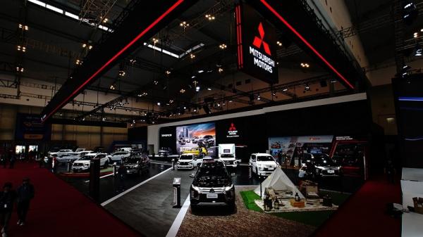Booth Mitsubishi Motor di ajang GIIAS 2023. (Foto: dok. Mitsubishi Motor) 