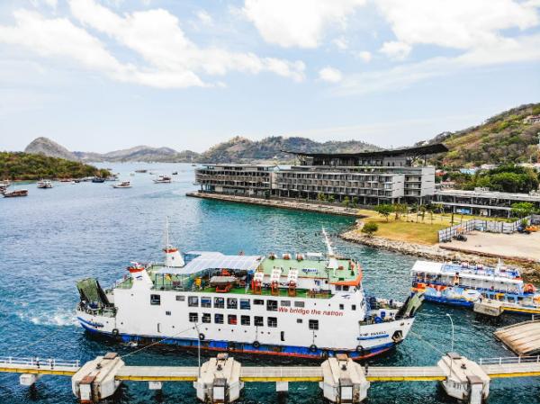 Hotel Meruorah Komodo Labuan Bajo milik PT ASDP Hotel Meruorah Komodo Labuan Bajo milik PT ASDP Indonesia Ferry (Persero) yang berada di Kawasan Terpadu Marina Labuan Bajo (Foto: dok ASDP)
