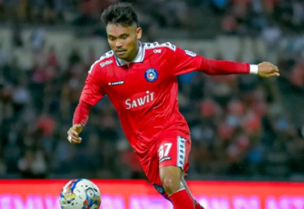 Saddil Ramdani Winger Timnas Indonesia Saddil Ramdani bikin assist keren yang mengantarkan klubnya Sabah FC ke perempat final Piala Malaysia 2023. (Foto: Sabah FC)