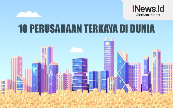 Infografis 10 Perusahaan Terkaya Di Dunia