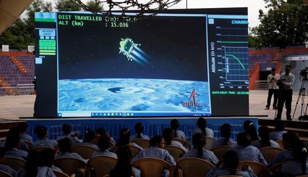 Chandrayaan 3 Wahana Antariksa India berhasil mendarat di Bulan (Foto: Reuters)