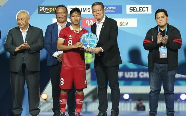 Infografis Arkhan Fikri Pemain Terbaik Piala AFF U-23 2023