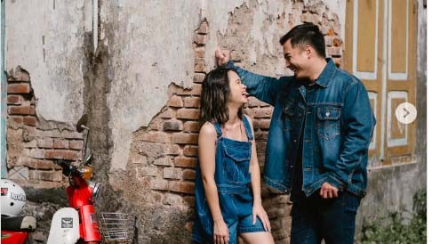 Foto prewedding Gritte Agatha dan Arif Hidayat. (Foto: Instagram)