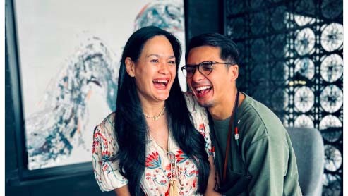 Artis lawas seperti kakak beradik dengan anak. (Foto: instagram)