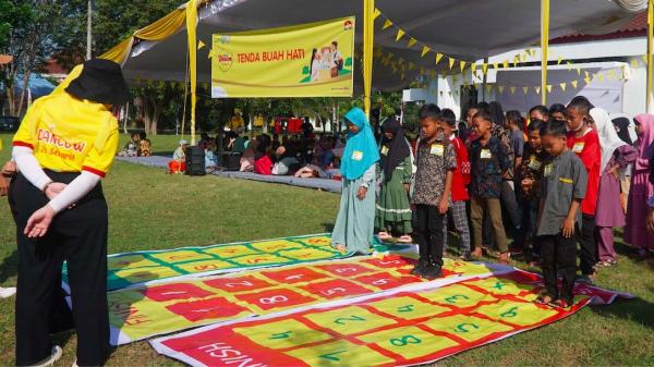 Ilustrasi anak aktif berkat gizi seimbang. (foto: istimewa)