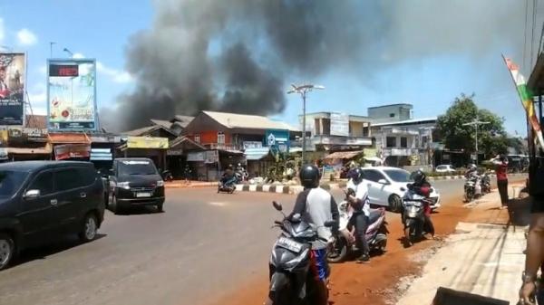 2 Rumah dan 4 Motor Ludes Terbakar di Pelaihari Tanah Laut, Warga Dengar Ledakan