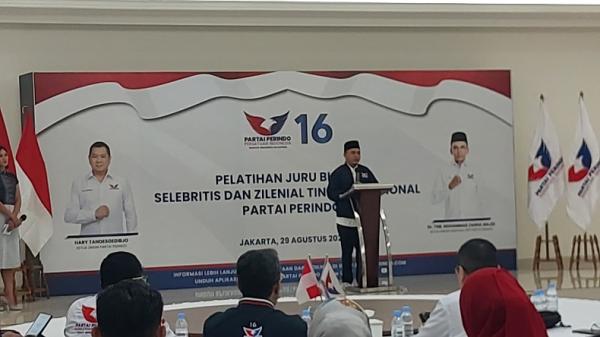 Partai Perindo Gelar Pelatihan Jubir Selebritis dan Zilenial