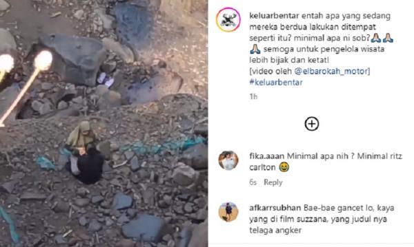Viral Pasangan Kekasih Diduga Mesum di Wisata Air Terjun Rayap Jember