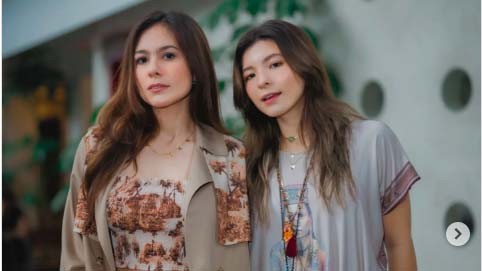 Artis lawas seperti kakak beradik dengan anak. (Foto: instagram)
