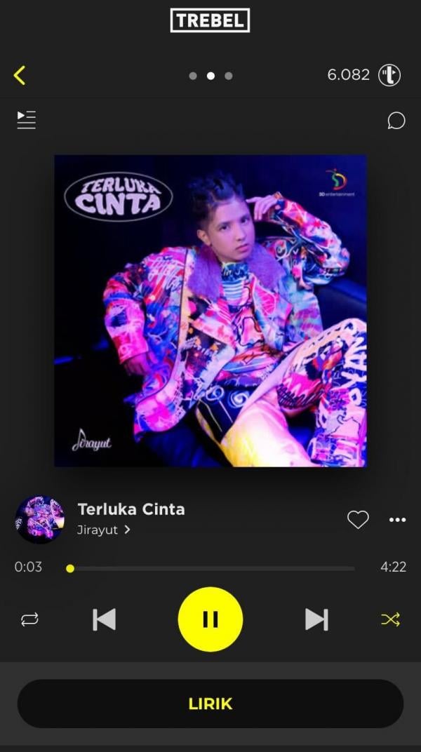 Lagu Jirayut di TREBEL. 