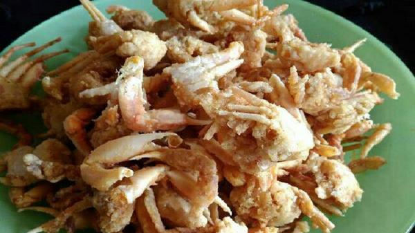 Kepiting soka krispi Pangandaran. (FOTO: ISTIMEWA)