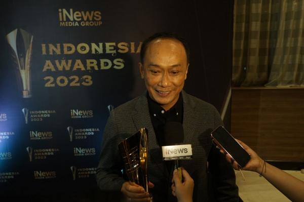 Pj Gubernur Sulawesi Barat, Zudan Arif Fakrulloh saat ditemui awak media di Indonesia Awards 2023. (Foto: iNews Media Group)