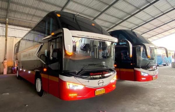 PO Harapan Jaya Rilis 2 Unit Bus Anyar Pakai Bodi Terbaru Karoseri ...