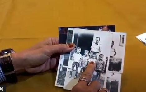 Album masa kecil Ganjar Pranowo, bacapres yang didukung Partai Perindo. (Foto: iNews)