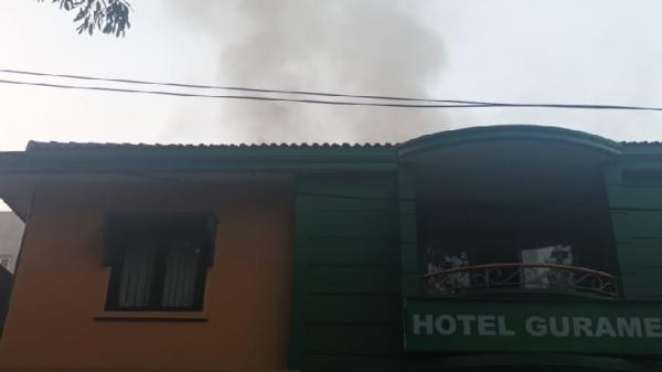 Mes Karyawan Hotel Gurame Bandung Terbakar, Tamu Langsung Check Out