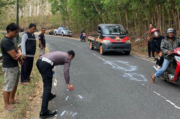 Kecelakaan Di Gunungkidul, Pemotor Tewas Adu Banteng Dengan Pikap