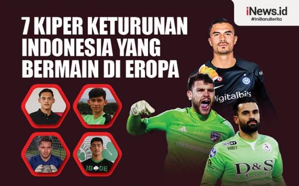 Infografis 7 Kiper Keturunan Indonesia Yang Bermain Di Eropa