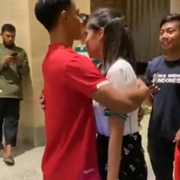 Selebrasi bucin Pratama Arhan di Piala Asia U-23. 