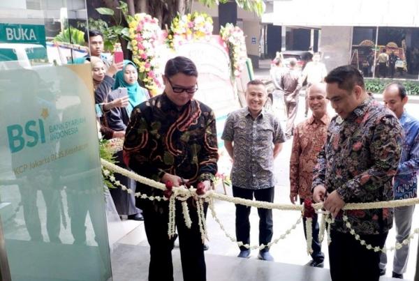 Kantor Cabang BSI di BPJS Grand launching Kantor Cabang BSI di Kantor BPJS Pusat. (Foto: dok BSI)