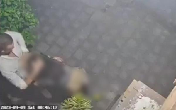 Rekaman CCTV saat LS berbuat mesum dengan perempuan WNI viral di media sosial.