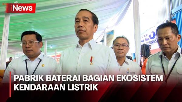 Presiden Jokowi: Pabrik Baterai Di Karawang Bagian Pembangunan ...