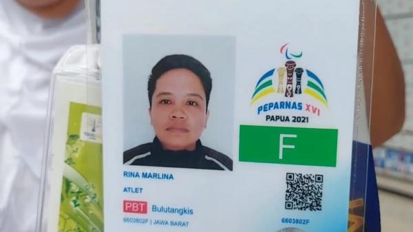 Rina Marlina, atlet parabulu tangkis nomor 1 dunia asal Tasikmalaya. (FOTO: iNews/ASEP JUHARIYONO)