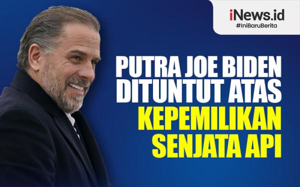 Infografis Putra Joe Biden Dituntut Atas Kepemilikan Senjata Api