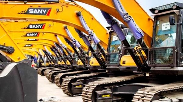 MNC Guna Usaha Indonesia factory PT Sany Indonesia Machinery di Karawang yang berfokus pada produksi alat berat SANY di Indonesia. (Foto: MNC Media)