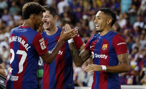 Hasil Lengkap Liga Spanyol Semalam: Barcelona Pesta 5 Gol, Atletico Dibantai Valencia